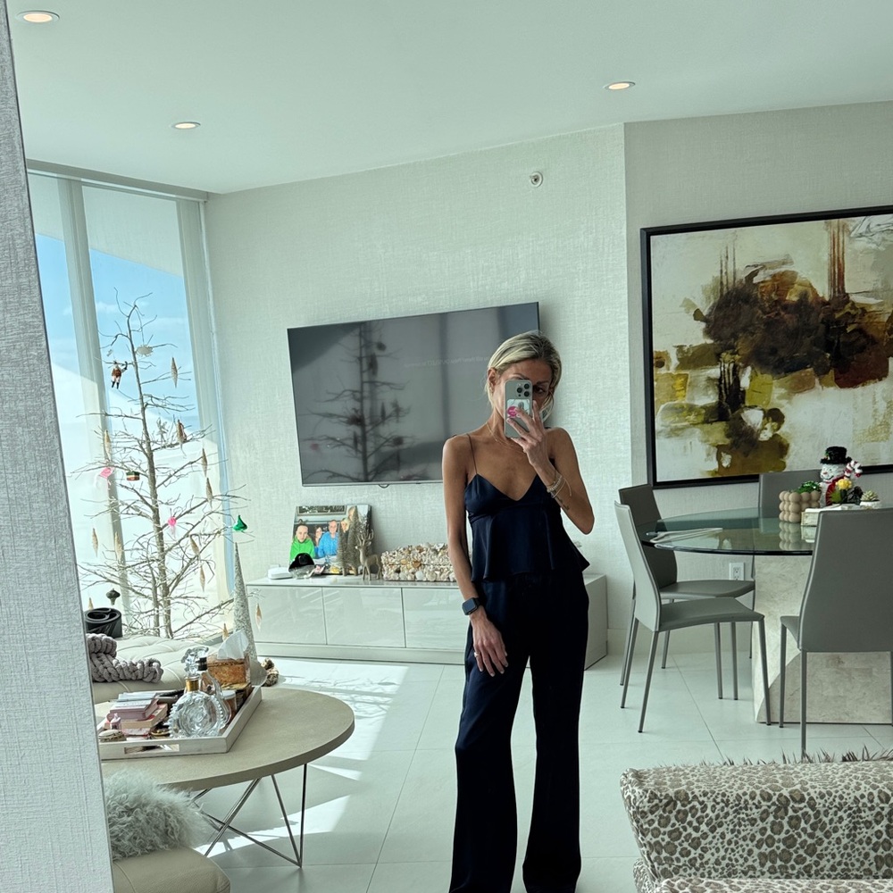 Something Navy Navy Blue Pantsuit